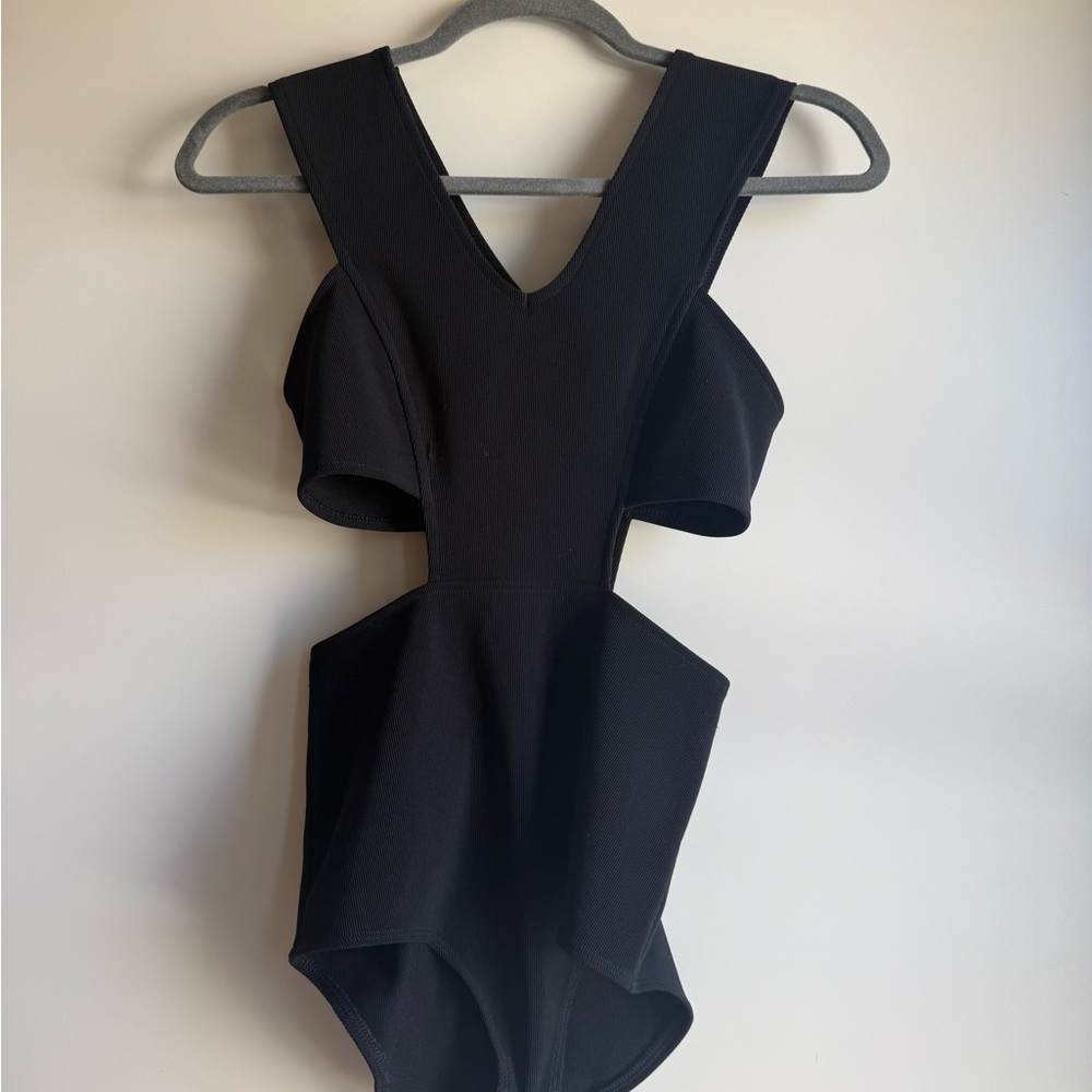 Express Black Cutout Bodysuit